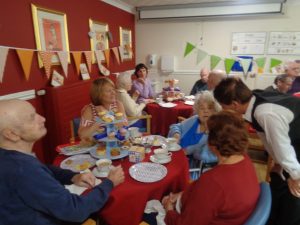 HC One Abermill Care Home residents enjoying National Care Home Open Day tea party